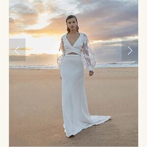 Prea James Bridal Elise Top and Eden Skirt